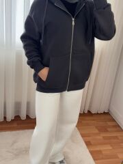 Oversize Kapşonlu Sweat