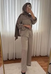 Parlak Bağlamalı Takım