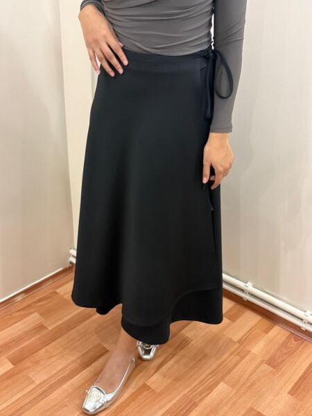 Bağlamalı Scuba Etek