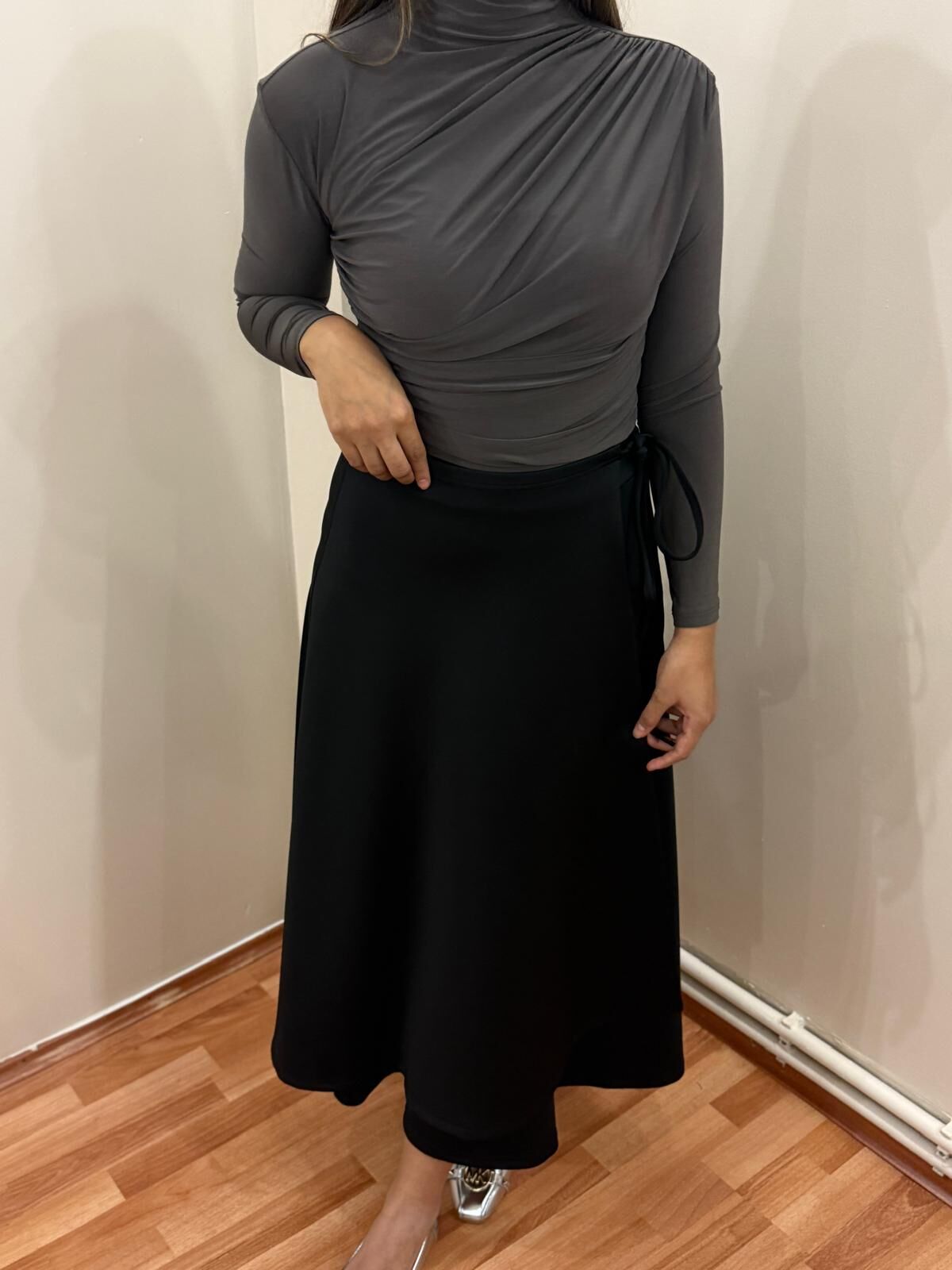 Bağlamalı Scuba Etek